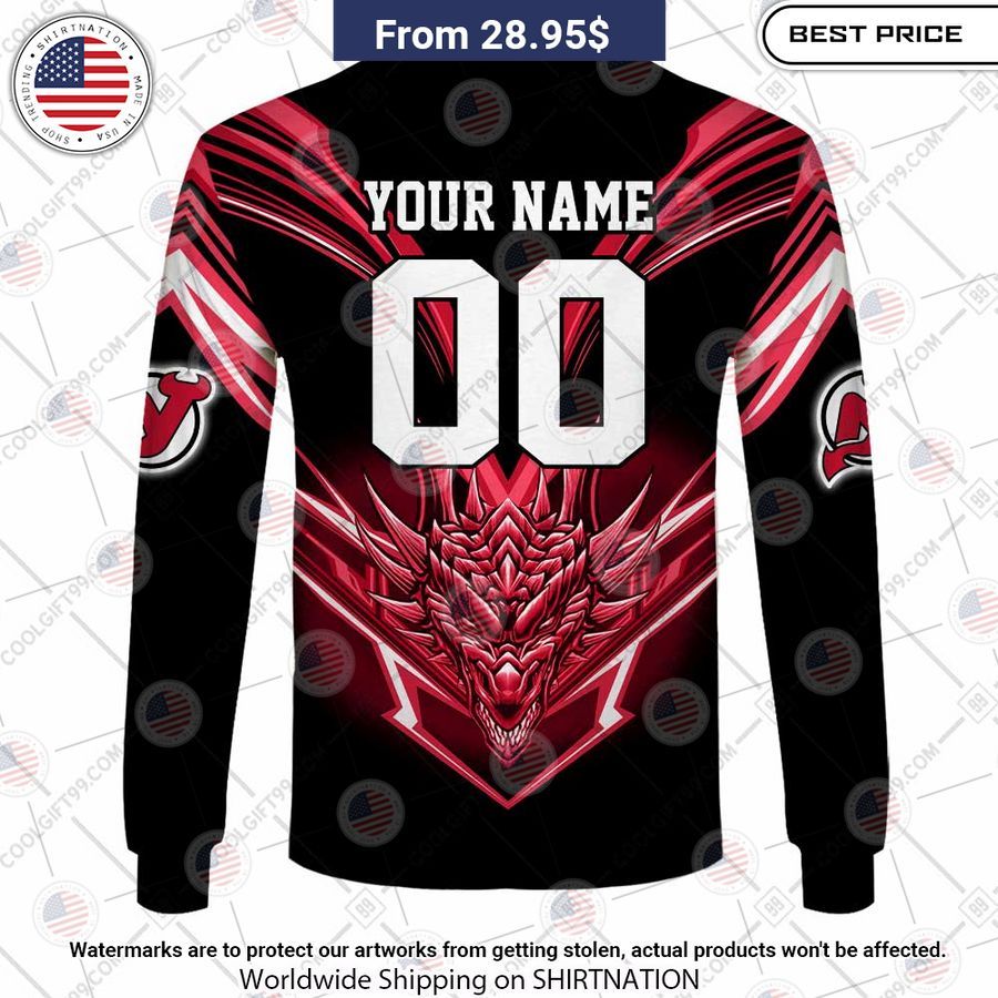 New Jersey Devils Dragon Custom Shirt Speechless