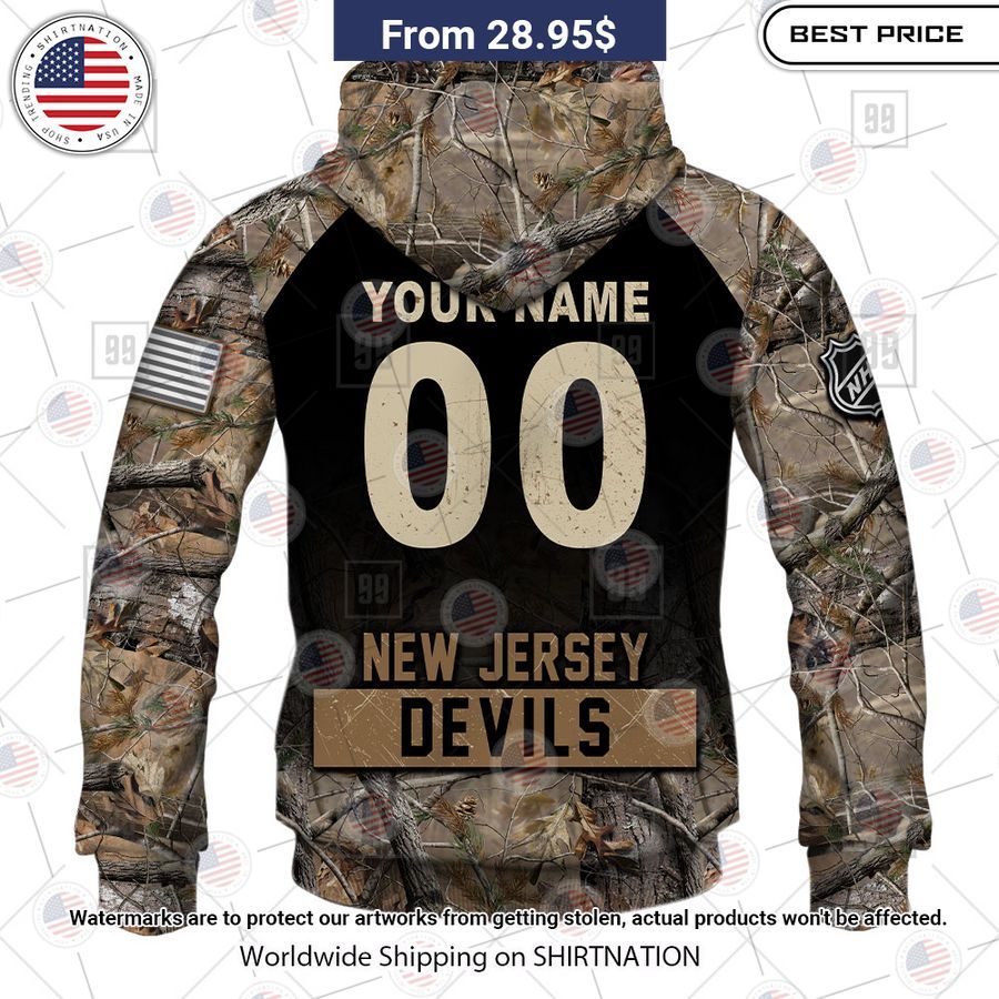 New Jersey Devils Hunting Camo Custom Shirt I am in love with your dress