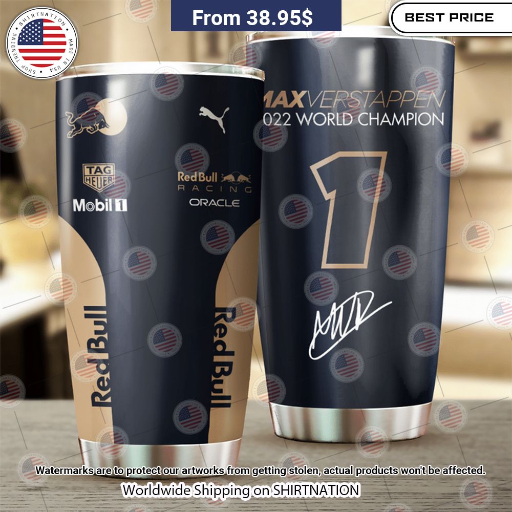 NEW Max Verstappen Tumblers Nice Pic