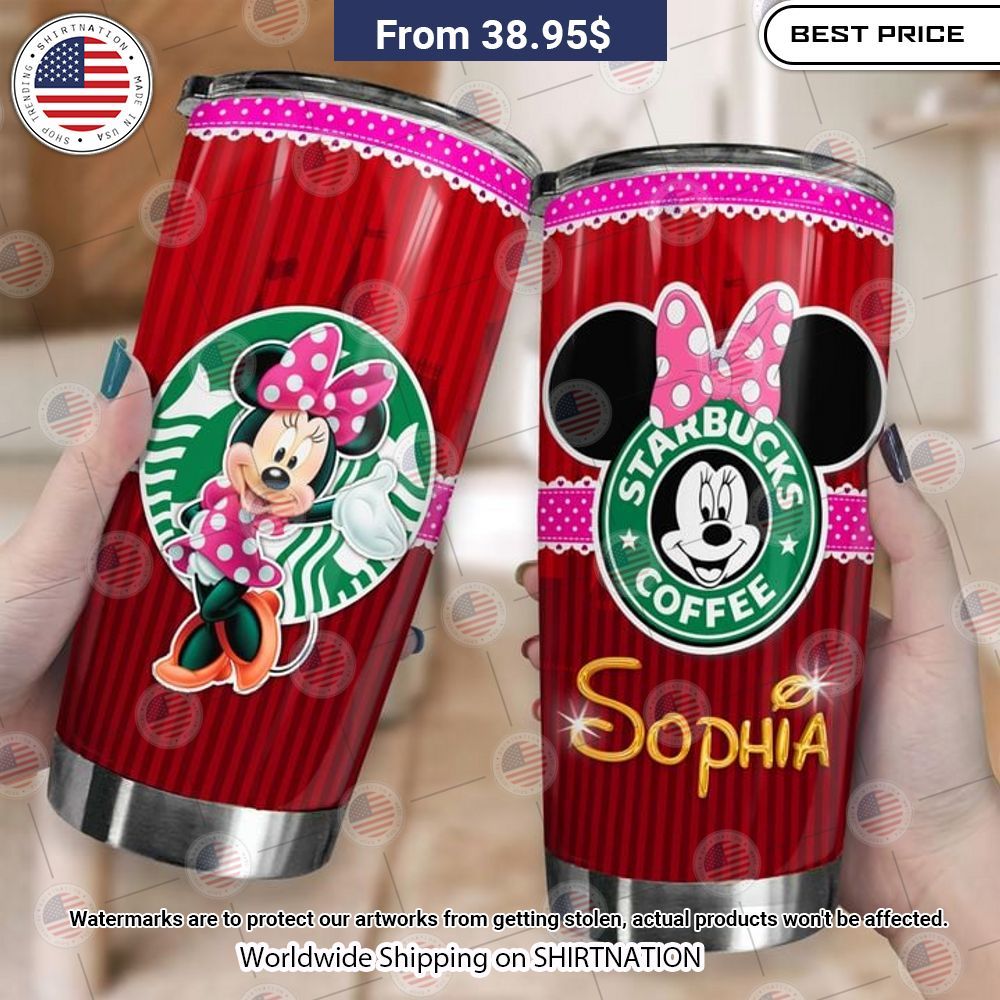 NEW Minnie Mouse Starbucks Coffee Custom Tumblers This place looks exotic.