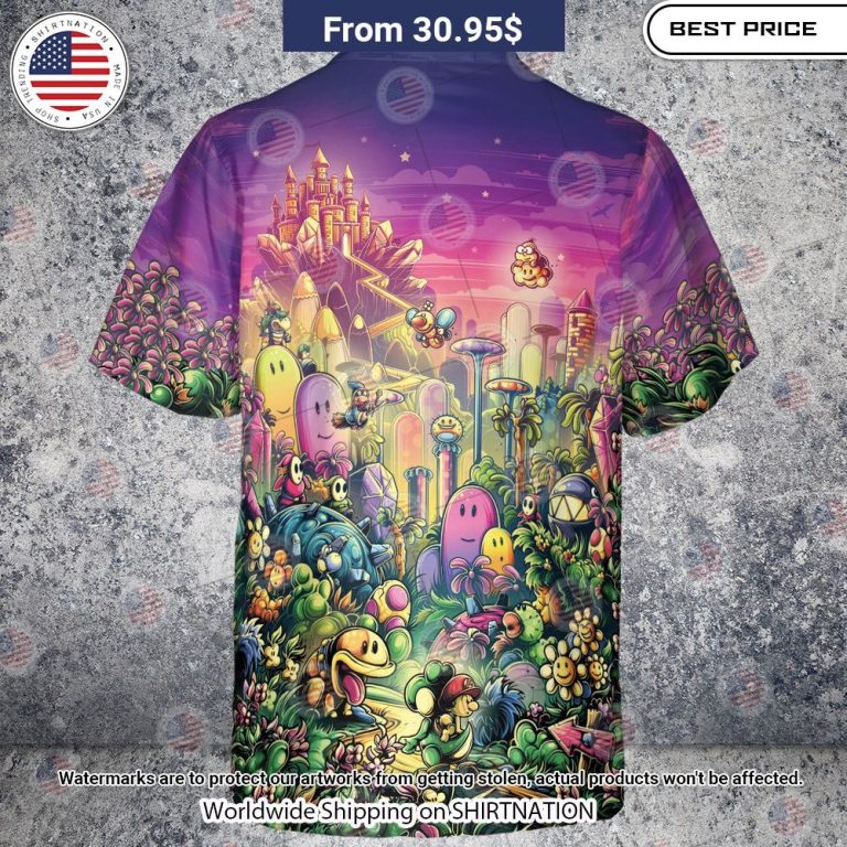 NEW Mushroom Kingdom Hawaii Shirts Heroine