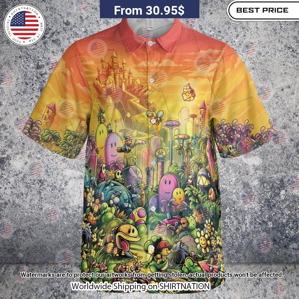 NEW Mushroom Kingdom Mario Hawaii Shirts You look fresh in nature