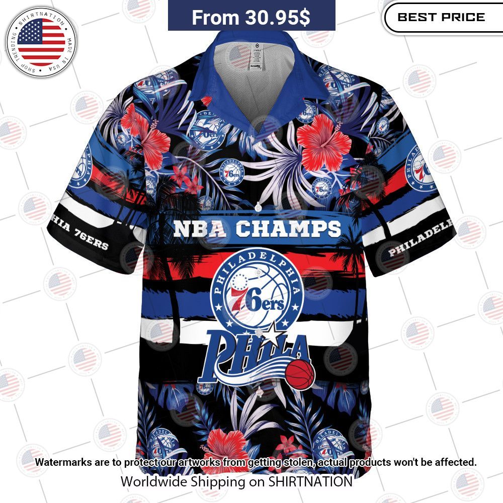 NEW Philadelphia 76Ers NBA 2023 Champs Hawaii Shirts You look elegant man
