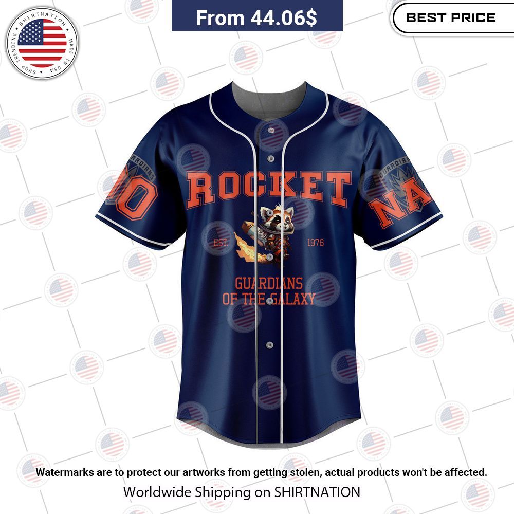 NEW Rocket Raccoon Baseball Jerseys This picture is worth a thousand words.