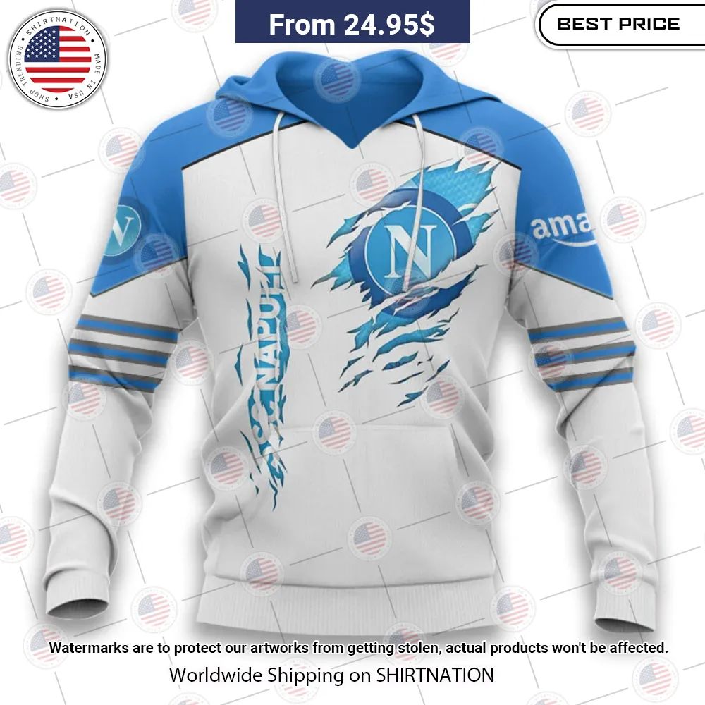 NEW SSC Napoli 3D Hoodie Shirt You guys complement each other