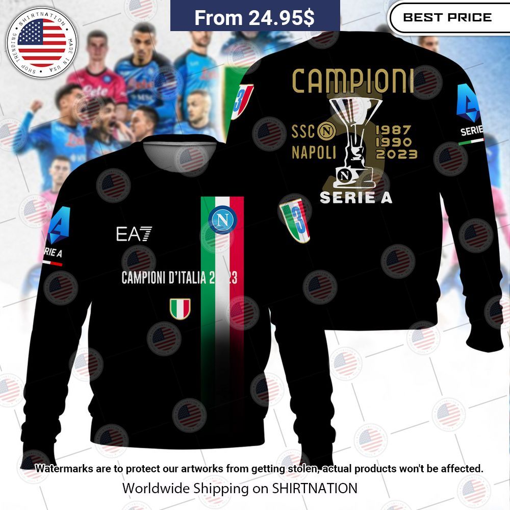 NEW SSC Napoli 3D Hoodies rays of calmness are emitting from your pic