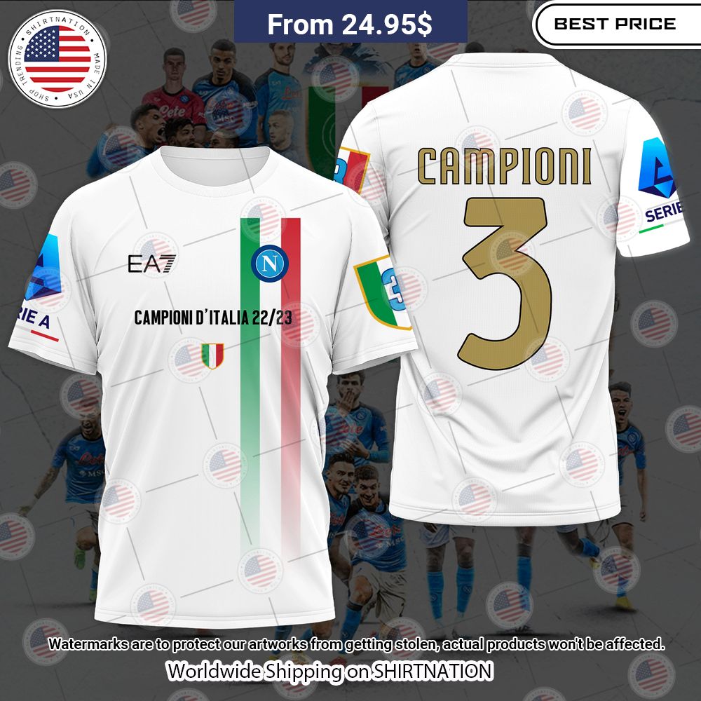 NEW SSC Napoli Campione D'italia Hoodies