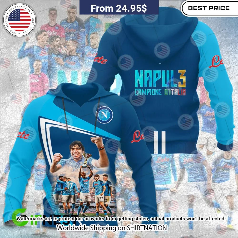 NEW SSC Napoli Campione D'italia Shirts Natural and awesome