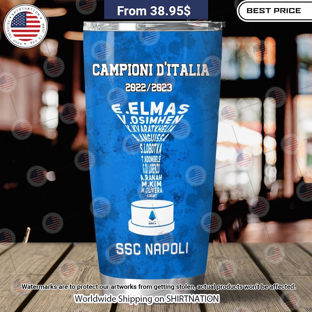NEW SSC Napoli Campione D'italia Tumblers You look lazy
