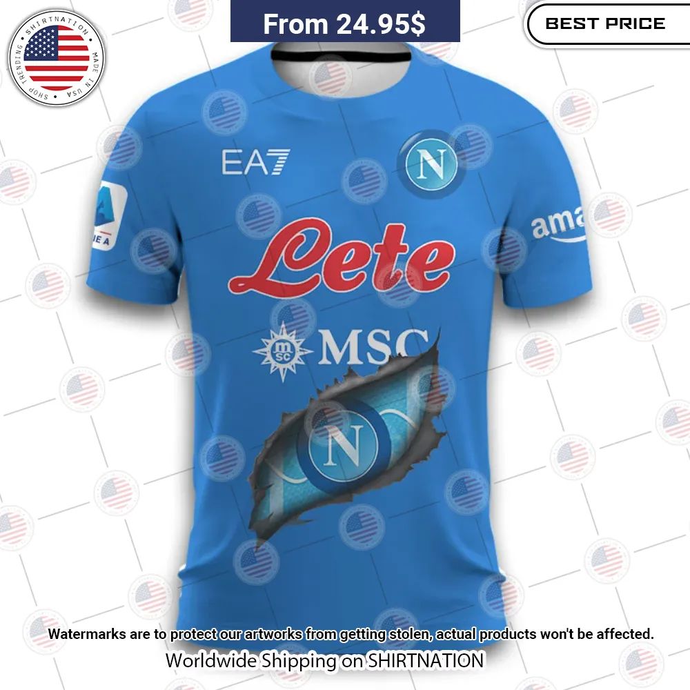 NEW SSC Napoli Shirt Hoodies Oh my God you have put on so much!