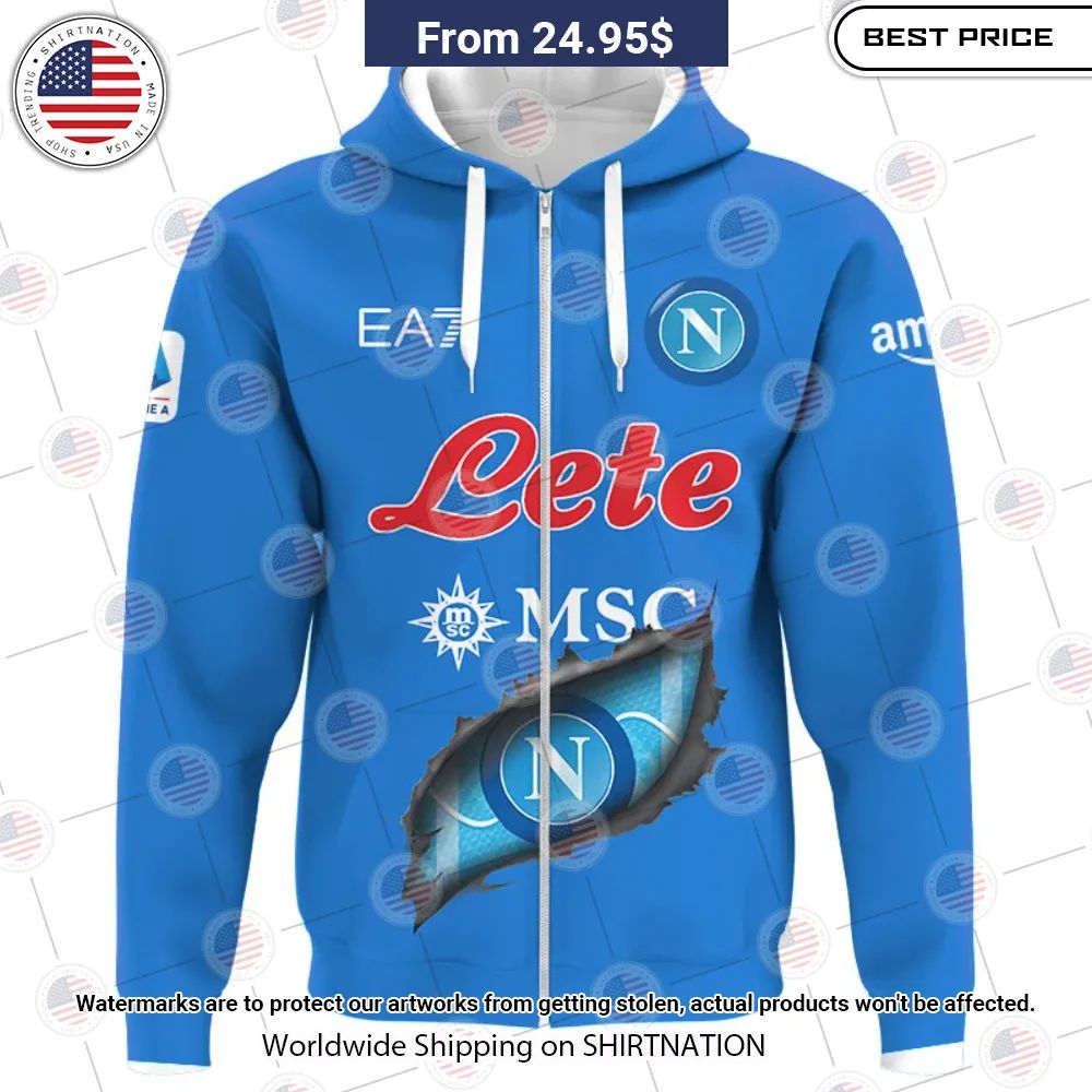 NEW SSC Napoli Shirt Hoodies I am in love with your dress