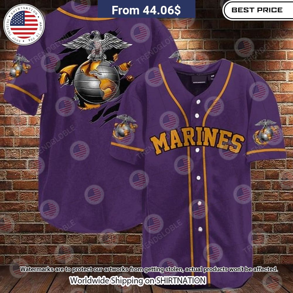 NEW United States Marine Corps Baseball Jerseys It is too funny