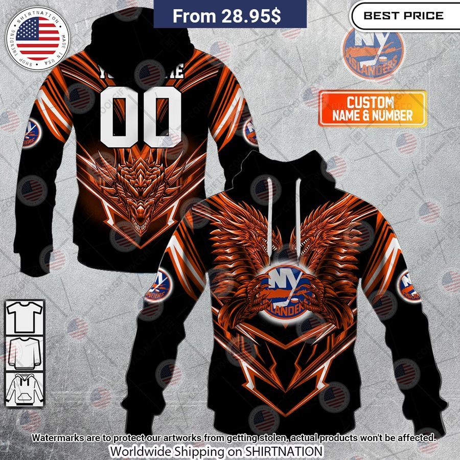 New York Islanders Dragon Custom Shirt Your face is glowing like a red rose