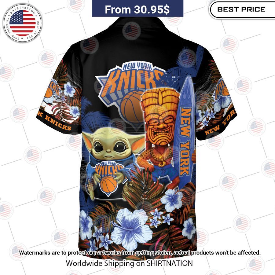 New York Knicks Baby Yoda Hawaiian Shirt This is your best picture man