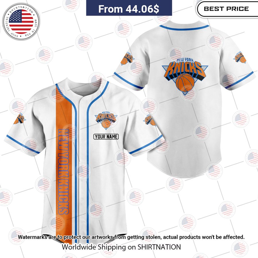 new york knicks custom baseball jersey 1 217