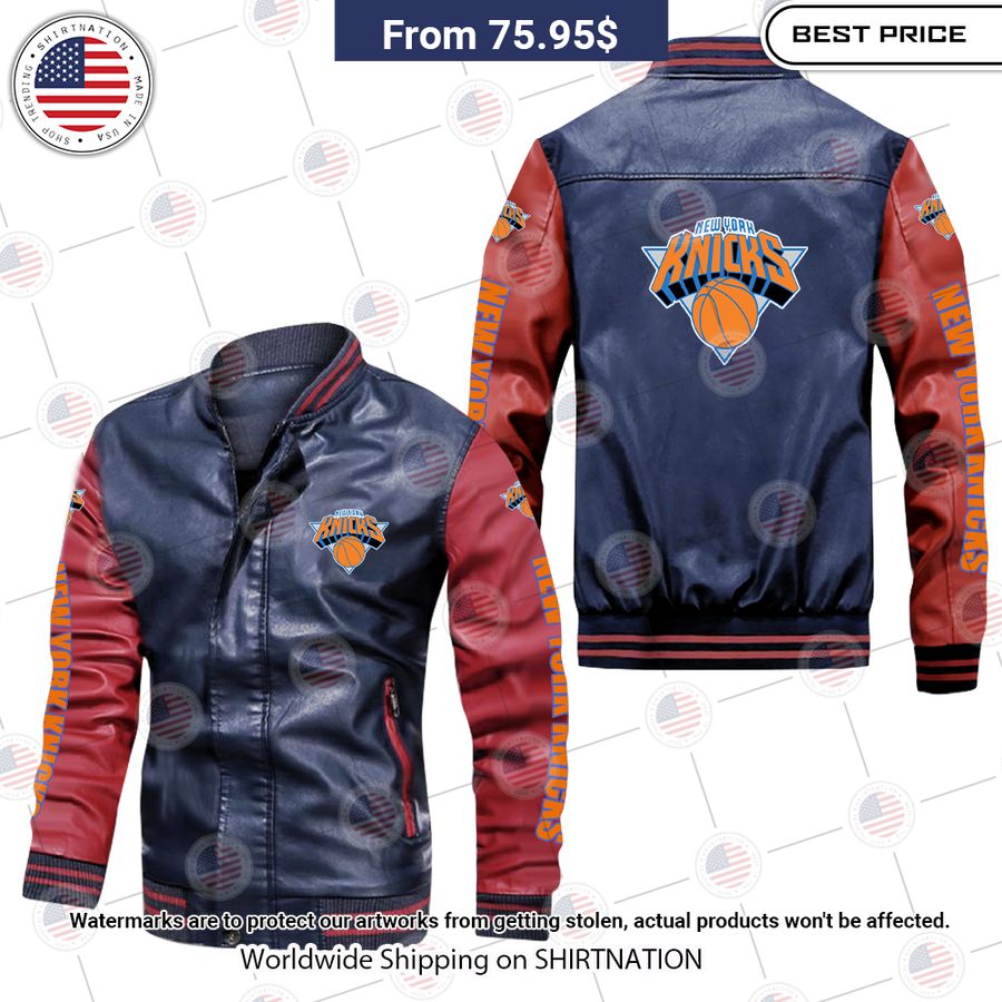 new york knicks leather bomber jacket 2 605