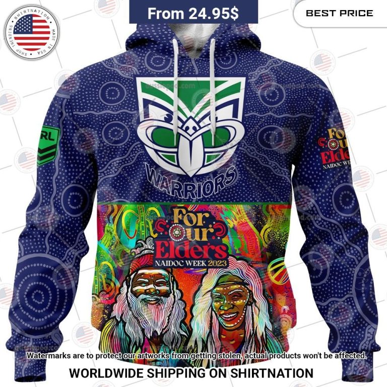 New Zealand Warriors NAIDOC Week 2023 Custom Shirt Awesome Pic guys