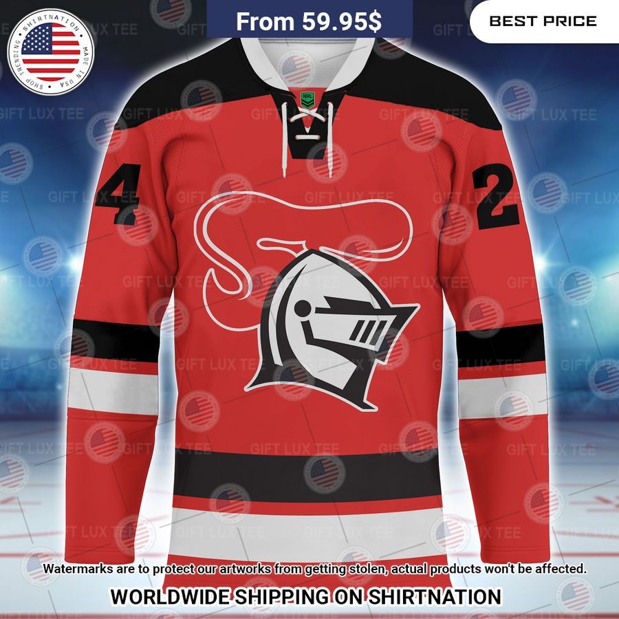 Newcastle Knights Custom Hockey Jersey You look too weak