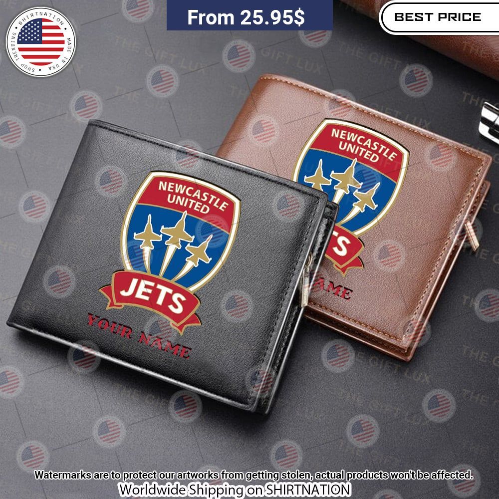 Newcastle United Jets Custom Leather Wallet Good click