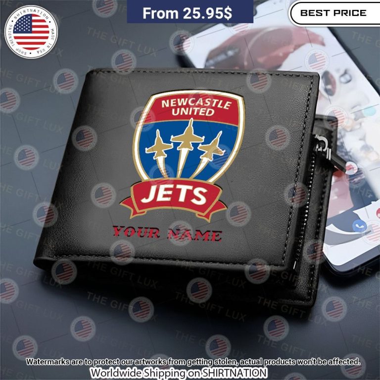 Newcastle United Jets Custom Leather Wallet Heroine