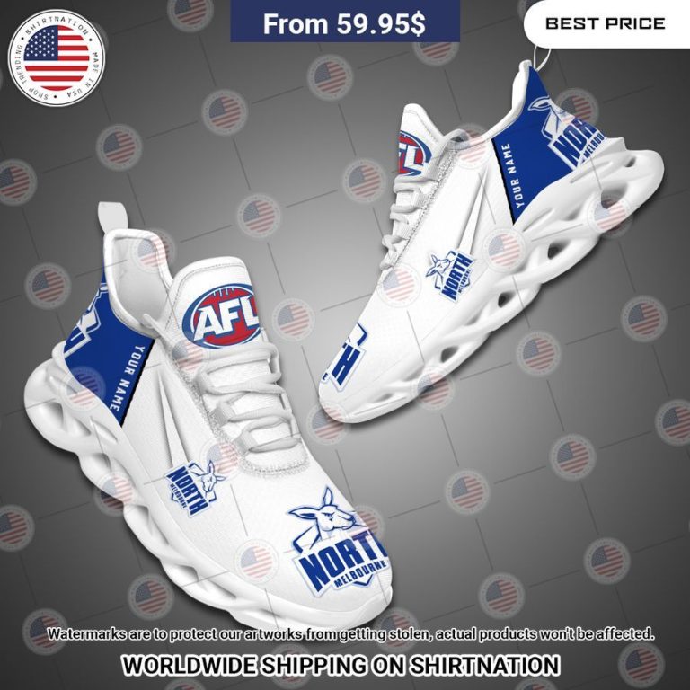 North Melbourne Custom Max Soul Shoes Have you joined a gymnasium?