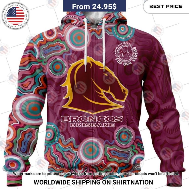 NRL Brisbane Broncos NAIDOC Week 2023 Custom Shirt Royal Pic of yours