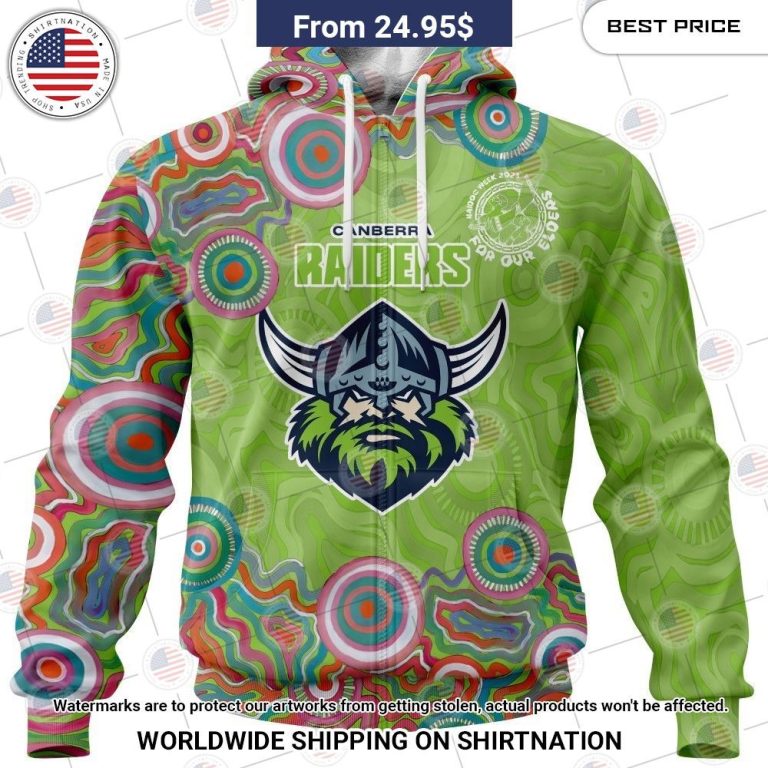 NRL Canberra Raiders NAIDOC Week 2023 Custom Shirt Elegant picture.