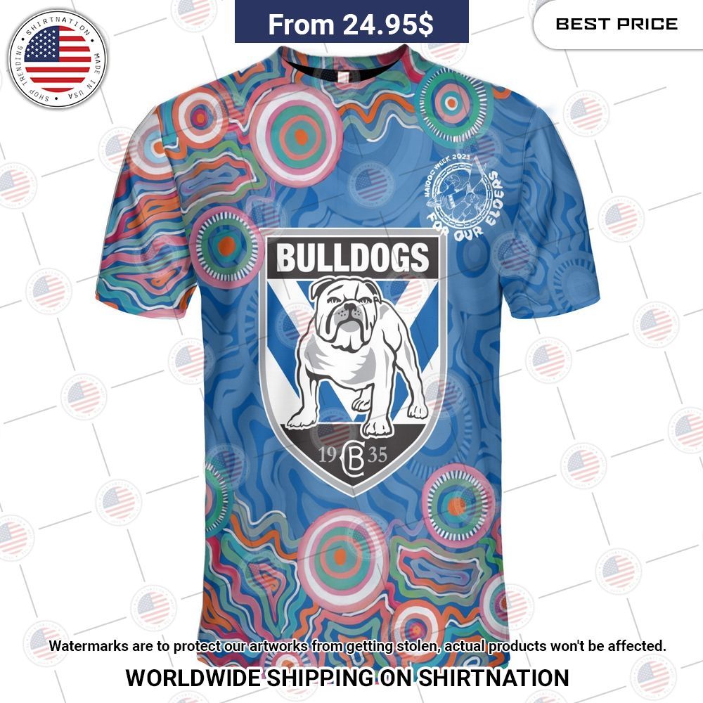 NRL Canterbury Bankstown Bulldogs NAIDOC Week 2023 Custom Shirt Good look mam