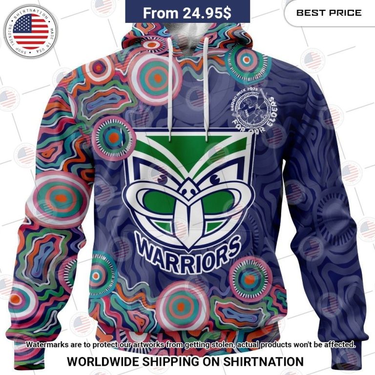 NRL New Zealand Warriors NAIDOC Week 2023 Custom Shirt Nice shot bro