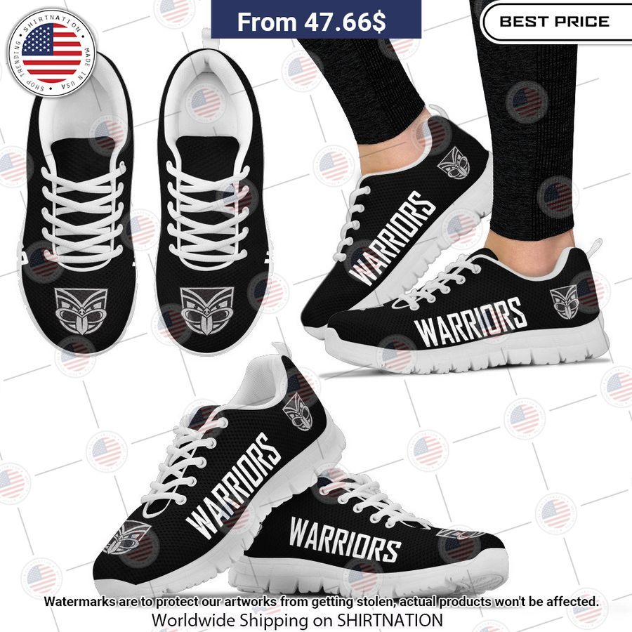 NRL New Zealand Warriors Running Shoes Natural and awesome