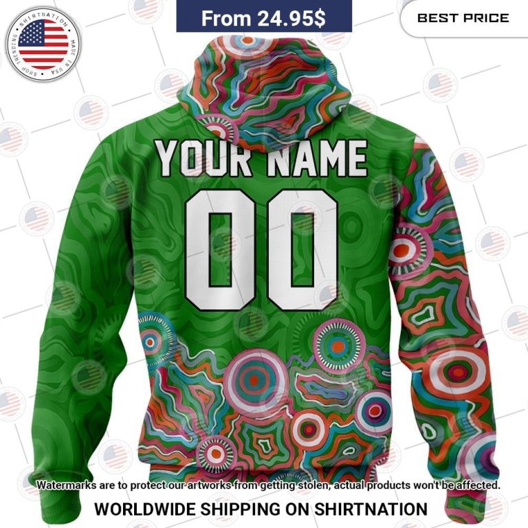 NRL South Sydney Rabbitohs NAIDOC Week 2023 Custom Shirt Selfie expert