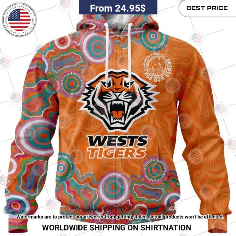 NRL Wests Tigers NAIDOC Week 2023 Custom Shirt You guys complement each other