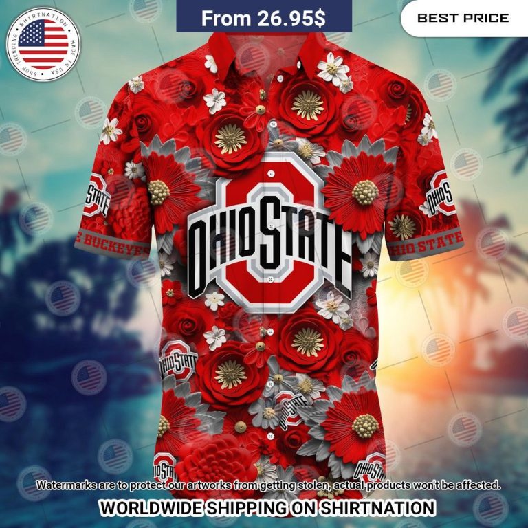 Ohio State Buckeyes NCAA Hawaiian Shirt You look so healthy and fit