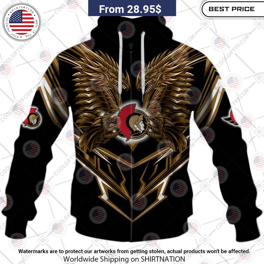 Ottawa Senators Dragon Custom Shirt You look lazy