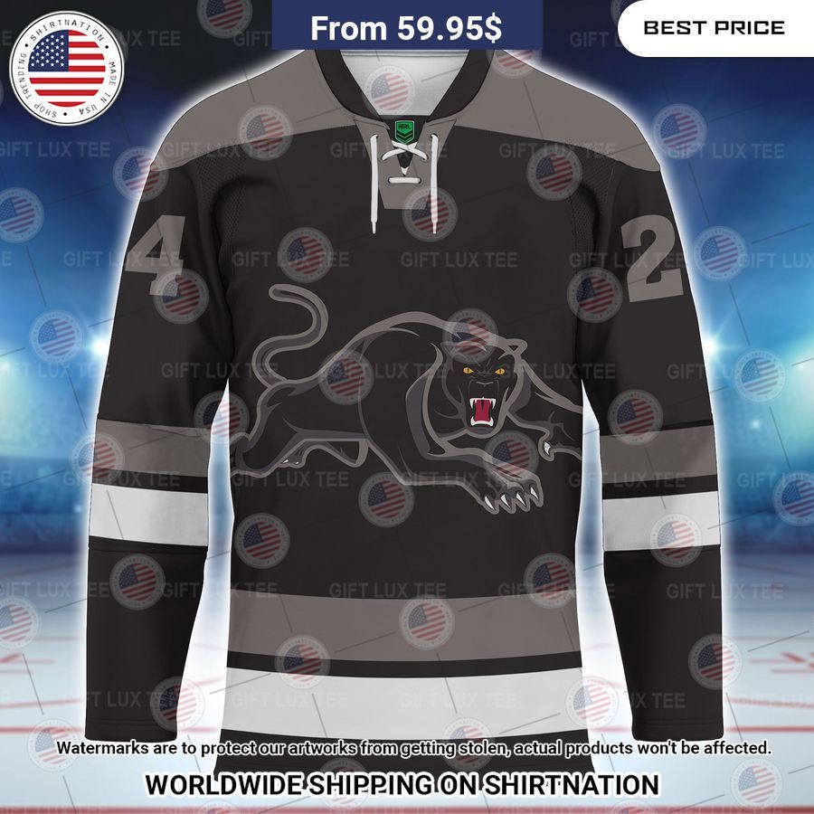 Penrith Panthers Custom Hockey Jersey You tried editing this time?