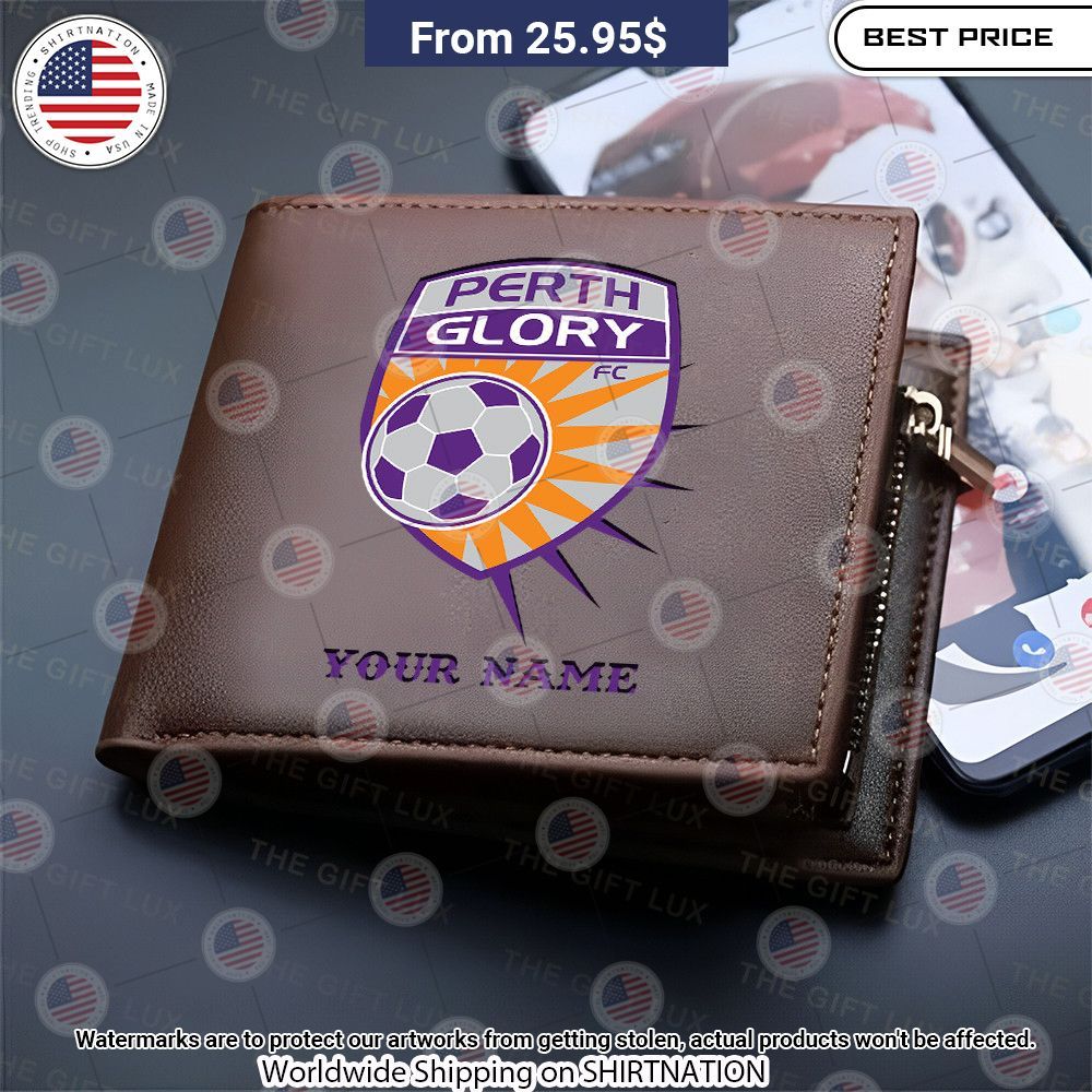 Perth Glory FC Custom Leather Wallet How did you learn to click so well