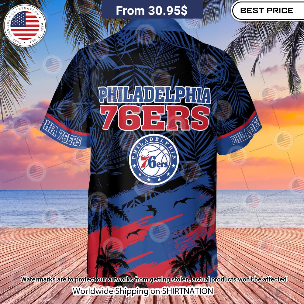 Philadelphia 76ers Basketball Association 2023 Hawaiian Shirt Loving click
