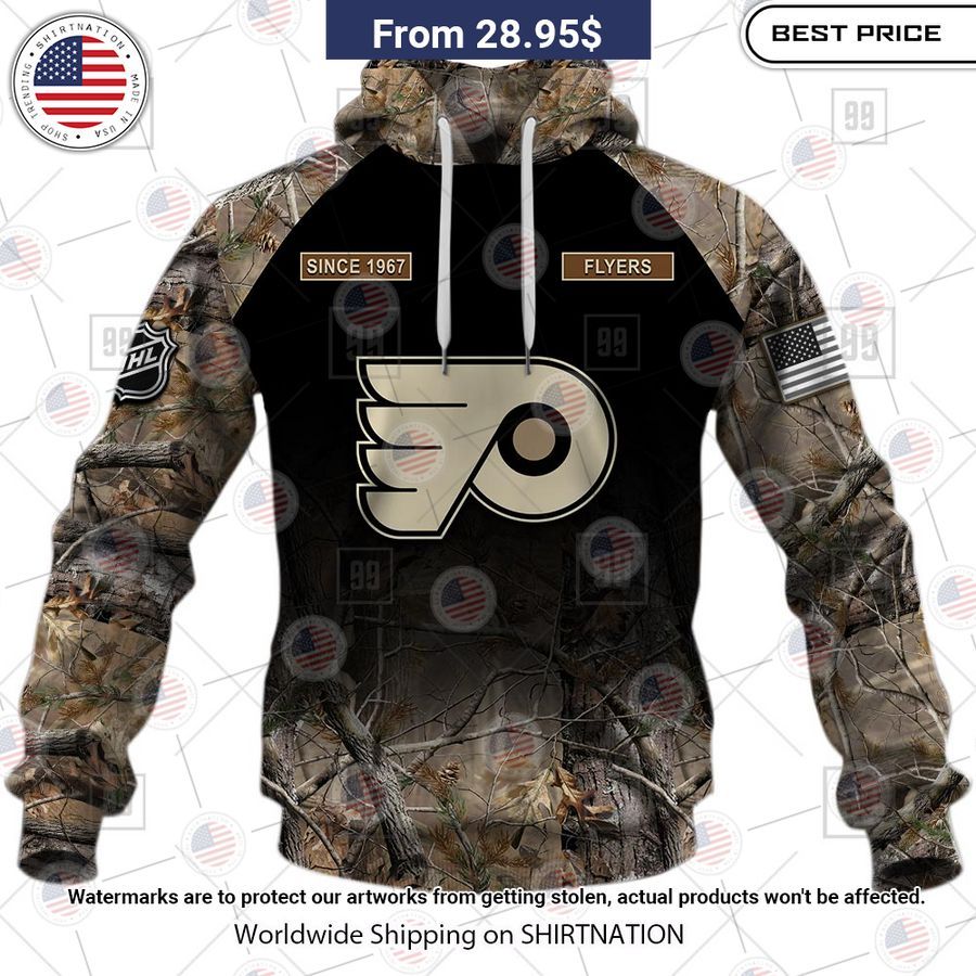 Philadelphia Flyers Camouflage Custom Hoodie Mesmerising