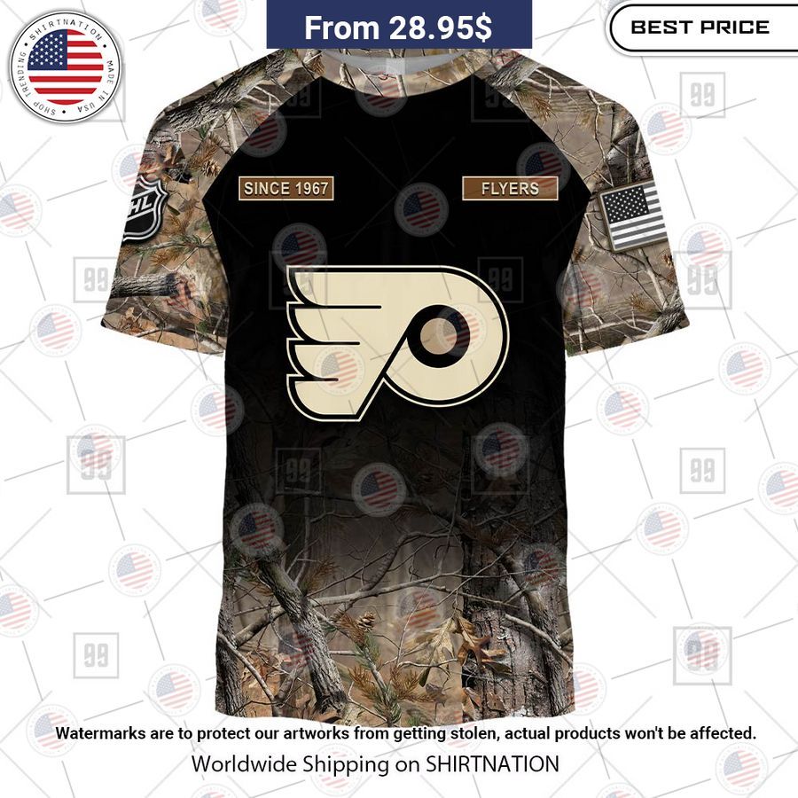 Philadelphia Flyers Camouflage Custom Hoodie Eye soothing picture dear