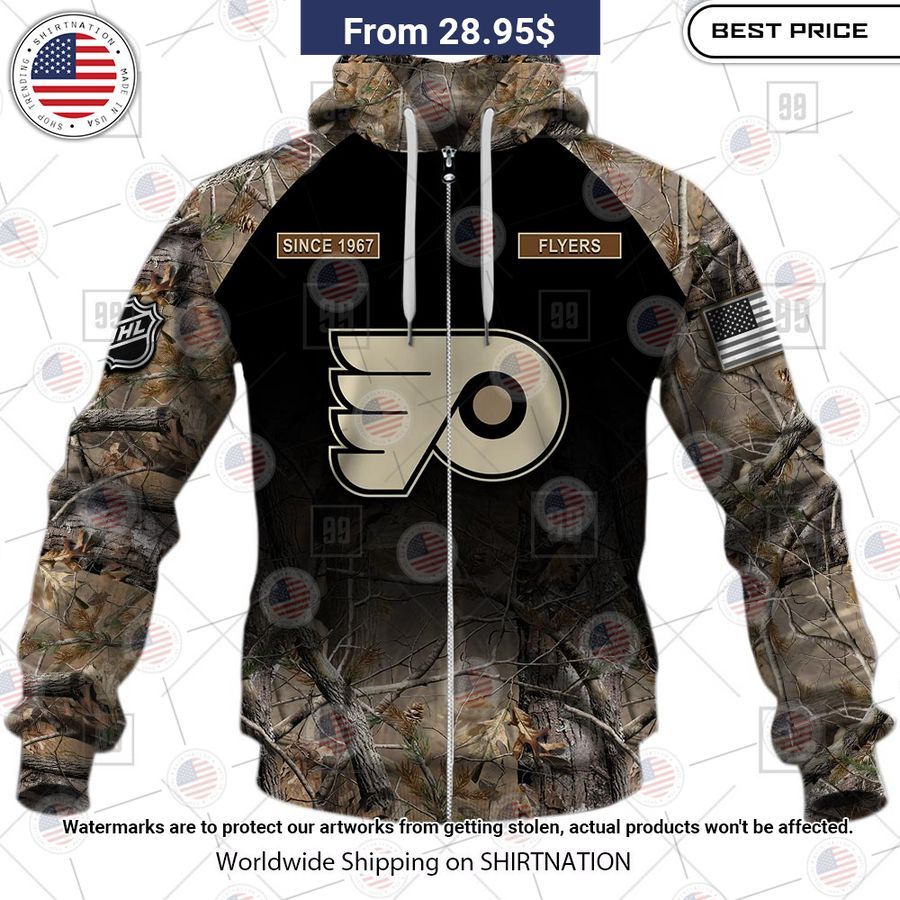Philadelphia Flyers Camouflage Custom Hoodie Looking so nice