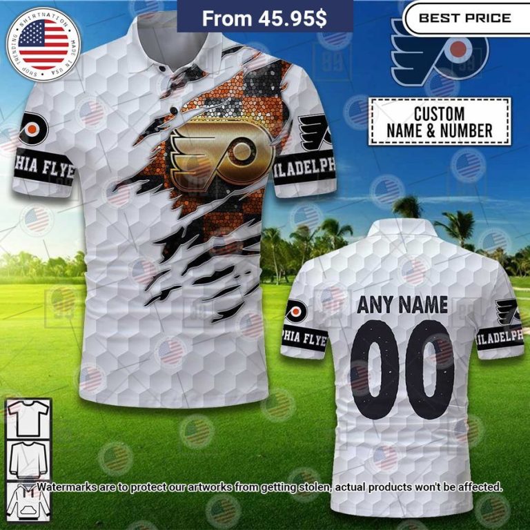 Philadelphia Flyers Custom Polo Loving click