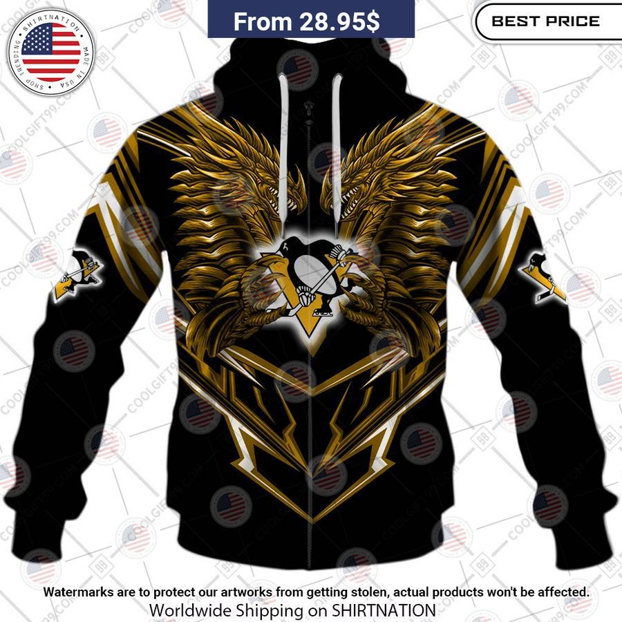 Pittsburgh Penguins Dragon Custom Shirt Coolosm
