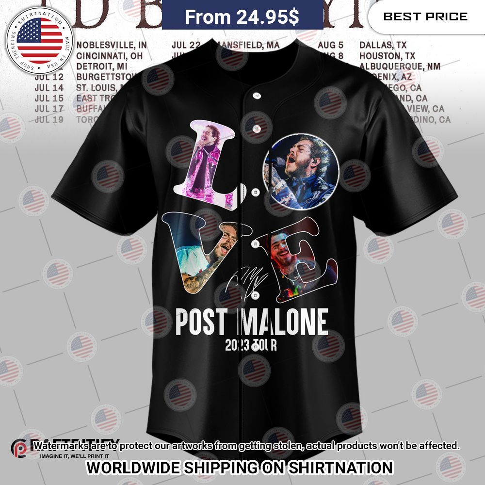 Post Malone Tour 2023 Shirt My friends!