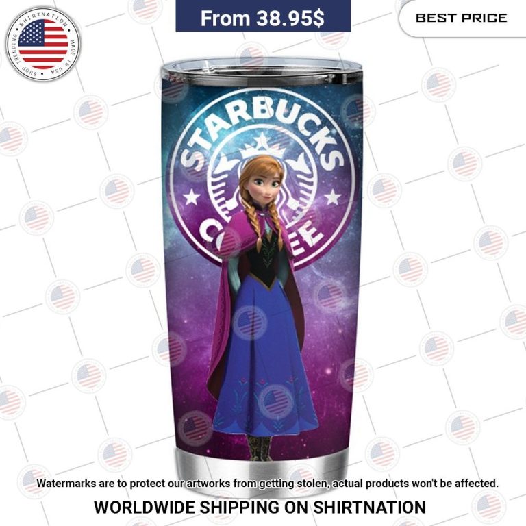 Princess Ann Starbucks Galaxy a Tumbler You look lazy