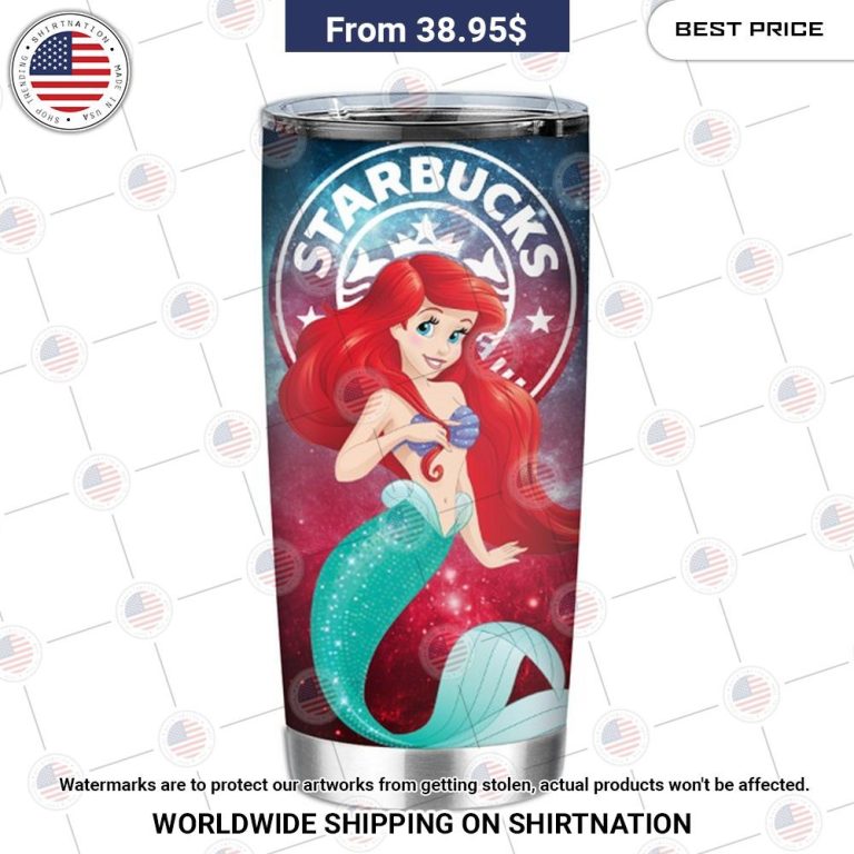 Princess Ariel Starbucks Galaxy Tumbler Rocking picture