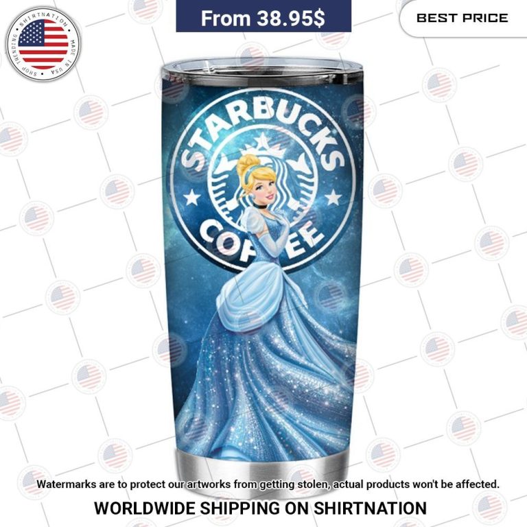 Princess Cinderella Starbucks Galaxy Tumbler Unique and sober