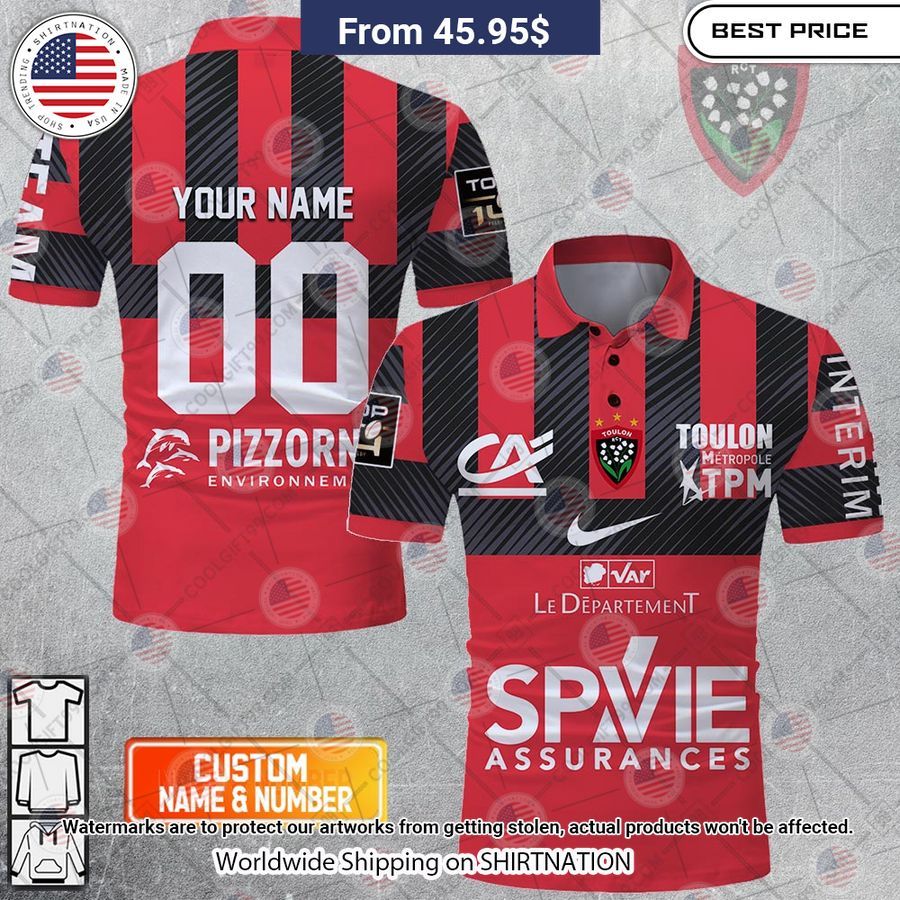 Rc Toulonnais Rugby 2223 Jersey Style Custom Polo