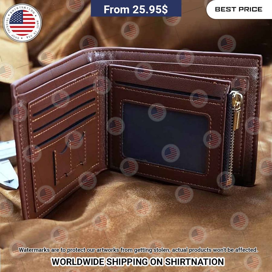 Reading Custom Leather Wallet Stand easy bro