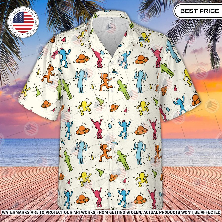 rick haring rick and morty pop art hawaiian shirt 2 715.jpg