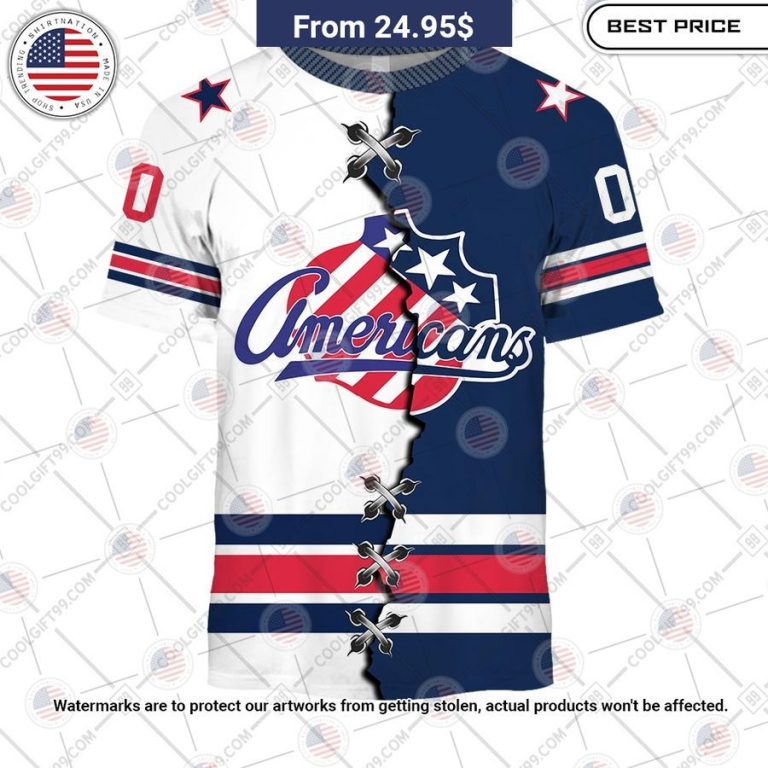 Rochester Americans Mix Jersey Custom Hoodie Pic of the century